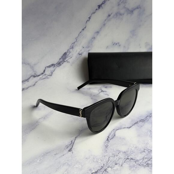 NEW Saint Laurent SL M28/F Sunglasses in Black Gold - Picture 2 of 9